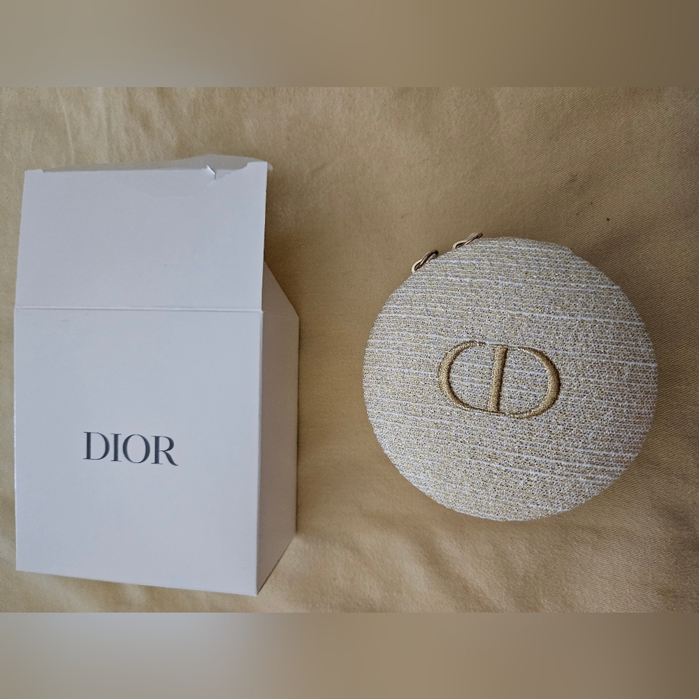 Dior round jewelry case
